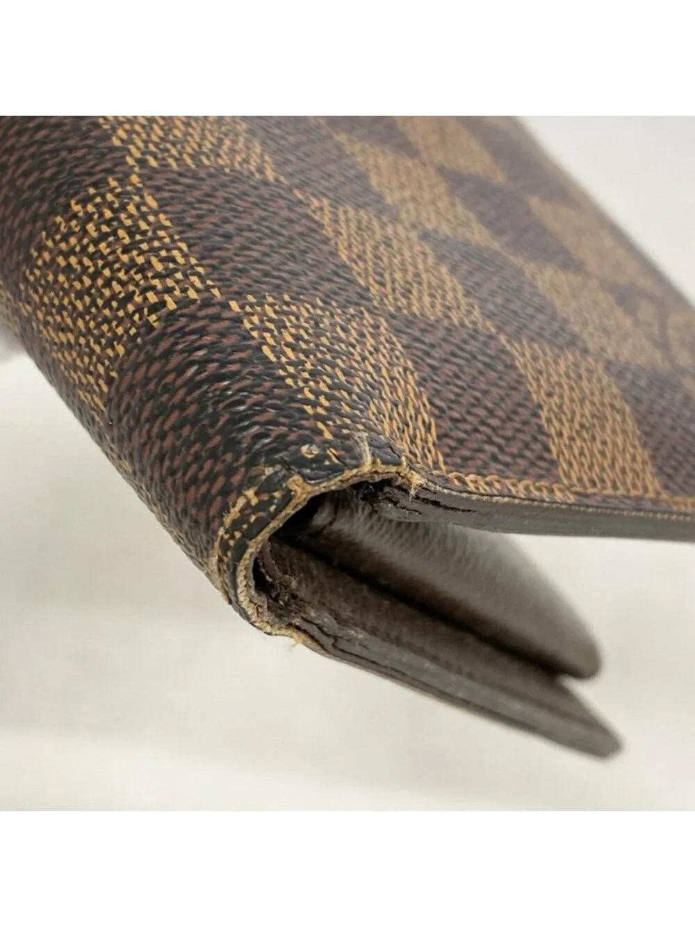 Louis Vuitton Wallet Damier Portefeuille Marco Ebene